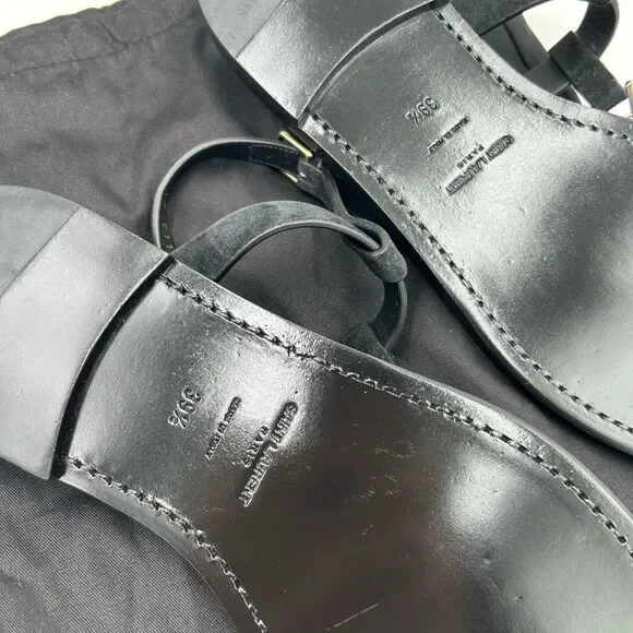 Women's Saint Laurent Ysl, Cassandra sandals size 39.5 made in Italy - Picture 5 of 11